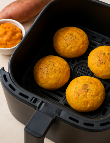 Pão de Batata Doce na Airfryer